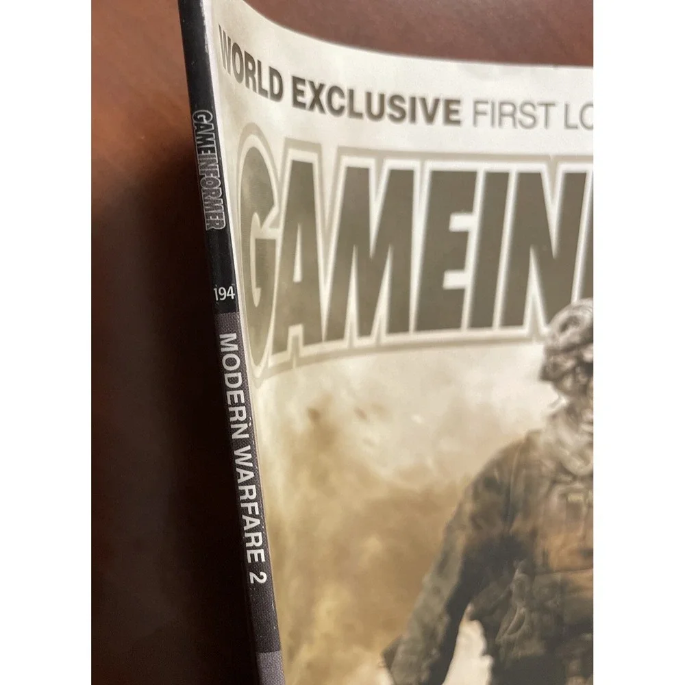 Game Informer 194 VG Modern Warfare 2 Cvr Pokemon Platinum Red Dead Redemption